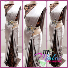 Load image into Gallery viewer, SATIN SILK DESIGNER SAREE WITH IMPORTED DESIGNER BLOUSE - Sheetal Fashionzz