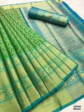 Load image into Gallery viewer, Kanchivaram silk weaving sarees - Sheetal Fashionzz