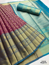 Load image into Gallery viewer, Kanchivaram silk weaving sarees - Sheetal Fashionzz