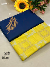 Load image into Gallery viewer, DSR-Kanchi Soft Silk Big Leaf Butta Sarees - Sheetal Fashionzz