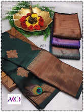 Load image into Gallery viewer, Akc Sarees Kanchi Kalyana Vaibhavam Copper series Bridal Antique pattu - Sheetal Fashionzz