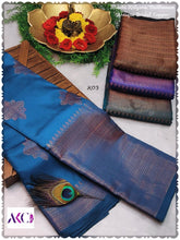 Load image into Gallery viewer, Akc Sarees Kanchi Kalyana Vaibhavam Copper series Bridal Antique pattu - Sheetal Fashionzz