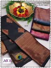 Load image into Gallery viewer, Akc Sarees Kanchi Kalyana Vaibhavam Copper series Bridal Antique pattu - Sheetal Fashionzz