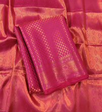 Load image into Gallery viewer, Copper Zari Soft Silk Sarees - Sheetal Fashionzz