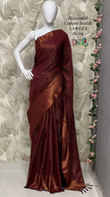 Load image into Gallery viewer, Dsr Alaimagal Bridal Copper Tissue Soft Silk Sarees - Sheetal Fashionzz