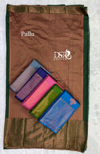 Load image into Gallery viewer, Dsr Temple Pattu Copper ππ΄π
πΈπΈπ - Sheetal Fashionzz