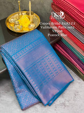 Load image into Gallery viewer, Dsr Copper Bridal Tissue ππ΄π
πΈπΈπ-Vaibhavam Pattu - Sheetal Fashionzz