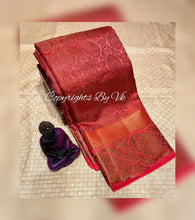 Load image into Gallery viewer, Vk Sarees Copper Butta Dupion Silk - Sheetal Fashionzz