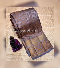 Load image into Gallery viewer, Vk Sarees Copper Butta Dupion Silk - Sheetal Fashionzz