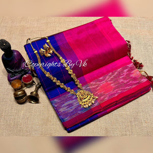 VK Tripura Silk Anamika Checks Sarees - Sheetal Fashionzz