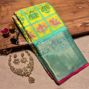 Vk Sarees Royal Banarasi Tissue Saree - Sheetal Fashionzz