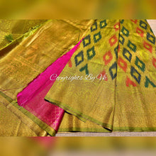 Load image into Gallery viewer, Vk Sarees FEATHER SILK WITH IKKAT WEAVING - Sheetal Fashionzz
