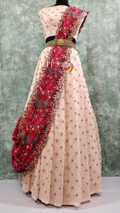 Handloom Georgette lehenga with sequence butta - Sheetal Fashionzz