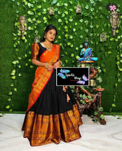 Load image into Gallery viewer, Sparkle wings Narayanapet lehanga - Sheetal Fashionzz
