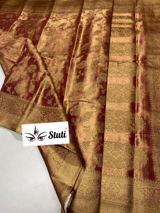 Stuti TISSUE BRIDAL SILK Sarees - Sheetal Fashionzz