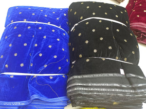 Pure velvet material for salwar and gowns - Sheetal Fashionzz