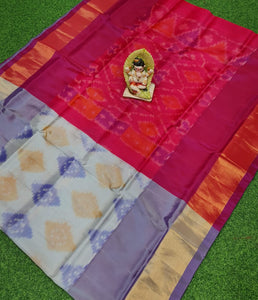 Uppada Soft Silk with Pochamally design sarees - Sheetal Fashionzz