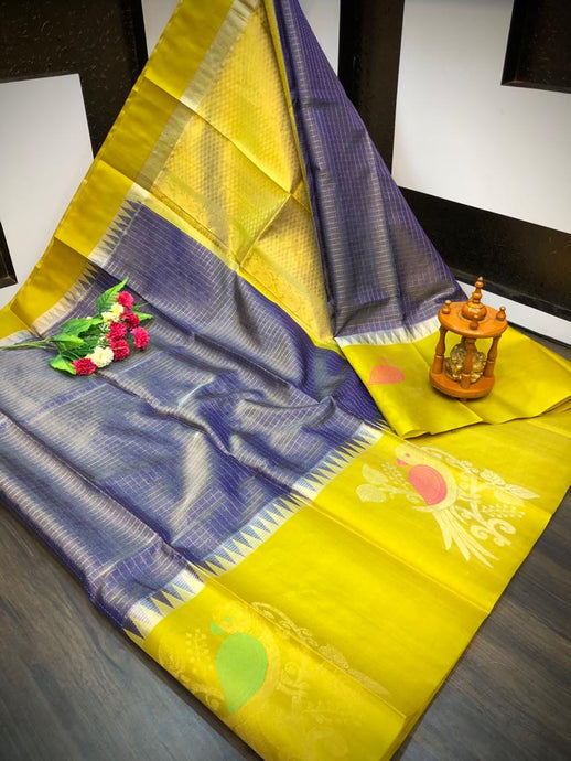 Tissue Kuppadam silk SAREES - Sheetal Fashionzz