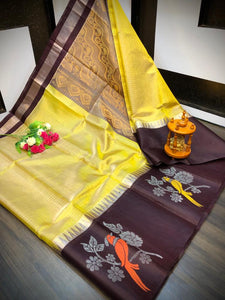 Tissue Kuppadam silk SAREES - Sheetal Fashionzz