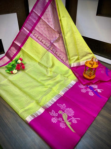 Tissue Kuppadam silk SAREES - Sheetal Fashionzz