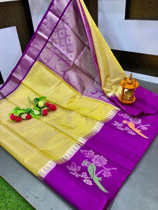 Tissue Kuppadam silk SAREES - Sheetal Fashionzz