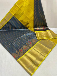 Kuppatam Kanchi Plate Silk Sarees - Sheetal Fashionzz