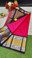 Load image into Gallery viewer, Kuppatam Kanchi Plate Silk Sarees - Sheetal Fashionzz
