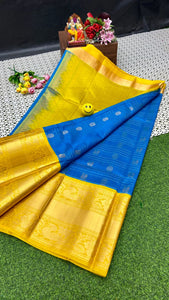 Kuppatam Kanchi Plate Silk Sarees - Sheetal Fashionzz