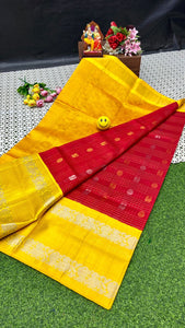 Kuppatam Kanchi Plate Silk Sarees - Sheetal Fashionzz