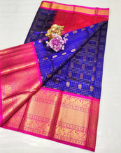 Load image into Gallery viewer, Kuppatam Kanchi Plate Silk Sarees - Sheetal Fashionzz
