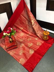 Uppada tissue by pattu printed sarees - Sheetal Fashionzz