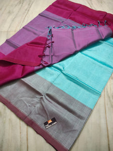 Mangalagiri pure Handloom pattu by cotton sarees - Sheetal Fashionzz