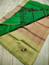 Load image into Gallery viewer, Mangalagiri pure Handloom pattu by cotton sarees - Sheetal Fashionzz
