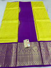 Load image into Gallery viewer, Pure kanchipuram pattu lehangas with big border

