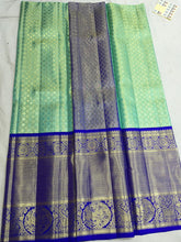 Load image into Gallery viewer, Pure kanchipuram pattu lehangas with broad border
