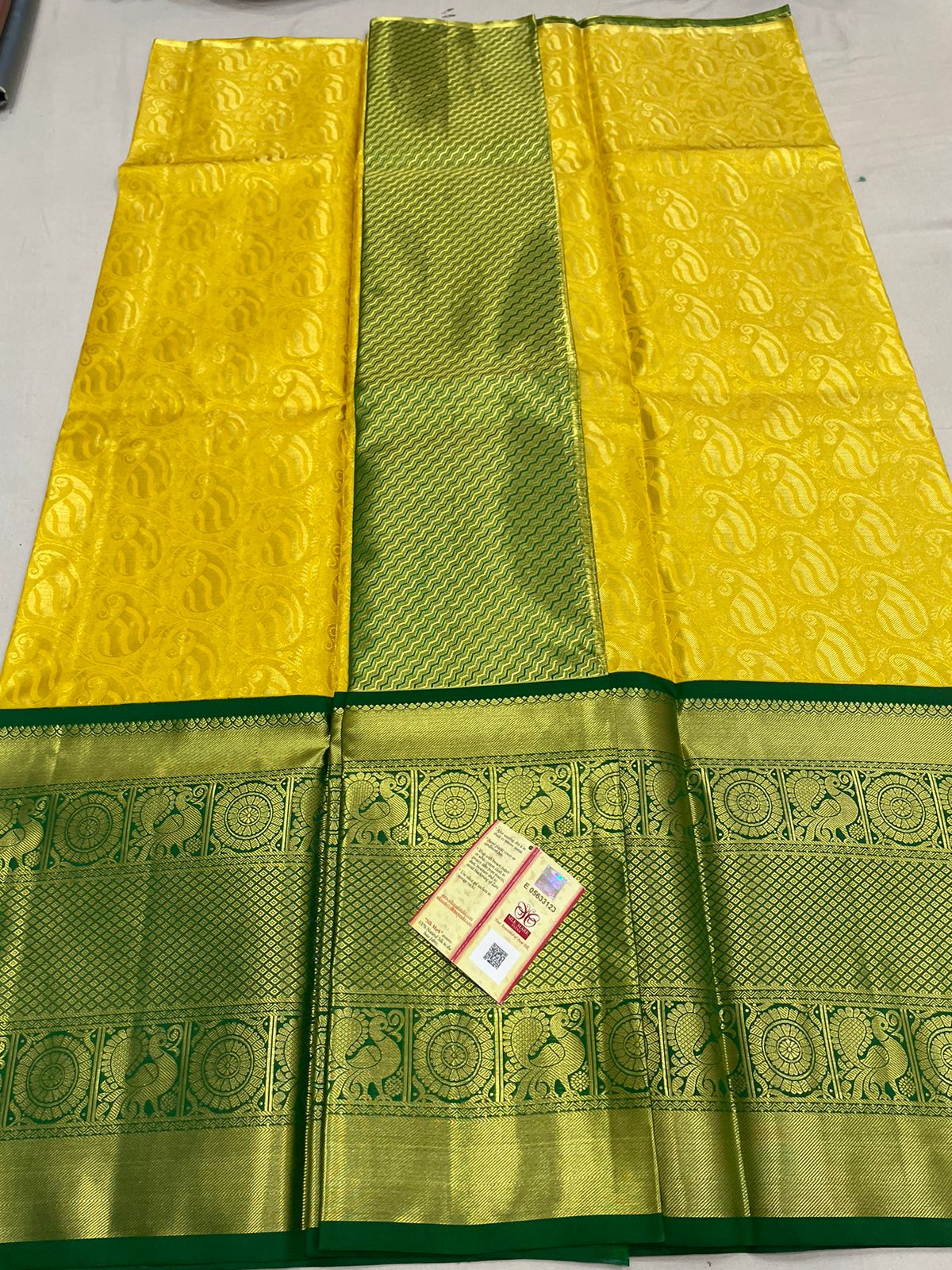 Pure kanchipuram pattu lehangas with broad border