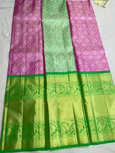 Pure kanchipuram pattu lehangas with broad border