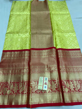 Load image into Gallery viewer, Pure kanchipuram pattu lehangas with broad border
