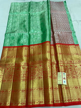 Load image into Gallery viewer, Pure kanchipuram pattu lehangas with broad border
