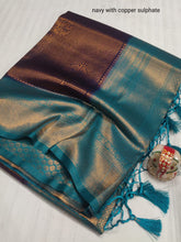 Load image into Gallery viewer, PREMIUM COPPER SOFTY SILK SAREES
