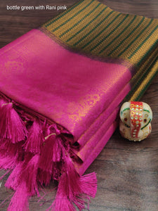 Copper Softy Silk Sarees