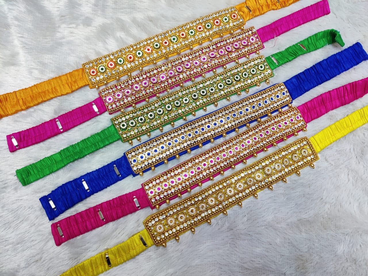 Bridal Hip Belt for Saree & Lehenga | Saree Waist Belt | Lehenga Hip Belt|Fabric  Vaddan… | Silk saree blouse designs, Embroidery blouse designs, Blouse neck  designs