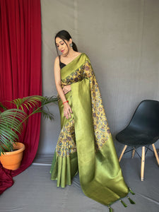 Kora organza Kalamkari

3D digital print sarees