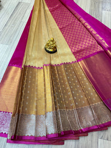 Handloom Mangalagiri Pattu by cotton Silk Sarees