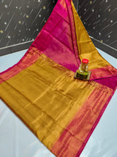 Load image into Gallery viewer, Uppada pure Kumari Gold tissue silk sarees
