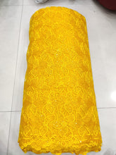 Load image into Gallery viewer, ChikanKari Net Dress Materials for lehenga and Kurtis
