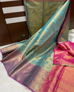 Banarasi tissue kanchipuram silk Saree*