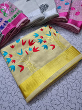 Load image into Gallery viewer, Traditional kerala cotton sarees
