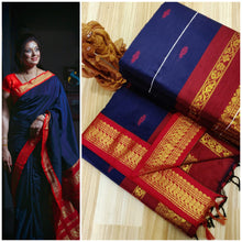 Load image into Gallery viewer, Kalyani cotton saree Lata Gadwal Paithani Sarees
