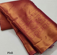 Load image into Gallery viewer, Rich and Soft Shiny Tissue Rich Embose Saree
